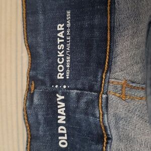 Old Navy Rockstar blue jeans